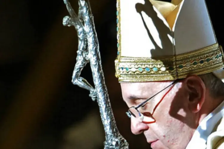 Papa Francisco: "no percurso dos Magos do Oriente está simbolizado o destino de todo homem: nossa vida é um caminho", disse (AFP/Getty Images)