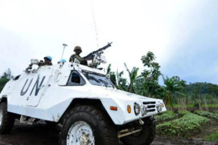 
	Miss&atilde;o da ONU na Rep&uacute;blica Democr&aacute;tica do Congo:&nbsp;massacre foi atribu&iacute;do aos rebeldes ugandenses do Frente Democr&aacute;tica Aliada
 (Junior D. Kannah/AFP)