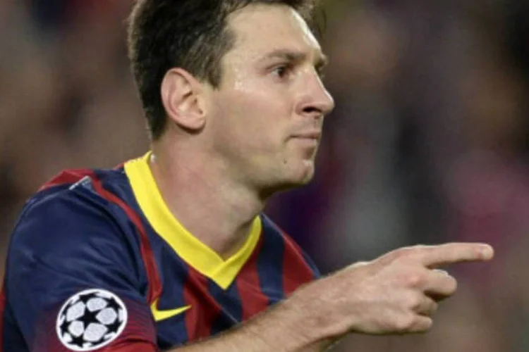 Lionel Messi, jogador do Barça: vice-presidente de Finanças do clube "quer conduzir o Barcelona como uma empresa, mas o clube não é uma", disse Messi (AFP/Getty Images)