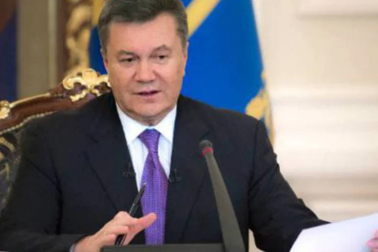 O presidente ucraniano Viktor Yanukovych: "Europa está aberta ao povo ucraniano, mas não necessariamente a este governo", declarou a presidente lituana (Muykhylo Markiv/AFP)