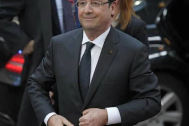 O presidente francês, François Hollande: "o Brasil tinha dificuldades financeiras e queria um avião mais barato", disse  (Alain Jocard/AFP)
