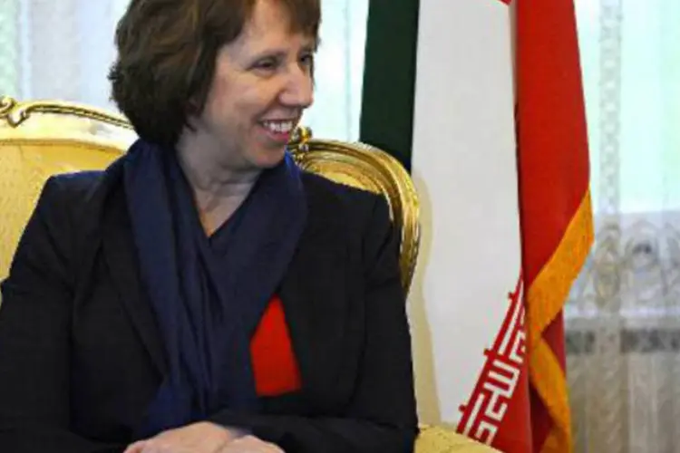 
	Catherine Ashton: &quot;As discuss&otilde;es t&eacute;cnicas v&atilde;o ser retomadas amanh&atilde; e ser&atilde;o mantidas na sexta-feira&quot;, declarou uma porta-voz da chefe da diplomacia europeia
 (Alain Grosclaude/AFP)