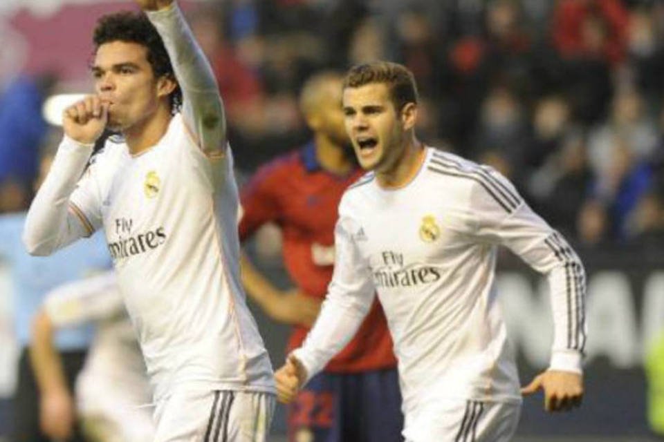 Jogadores do Real Madrid: investigação inclui Real Madrid e Barcelona (Rafa Rivas/AFP)