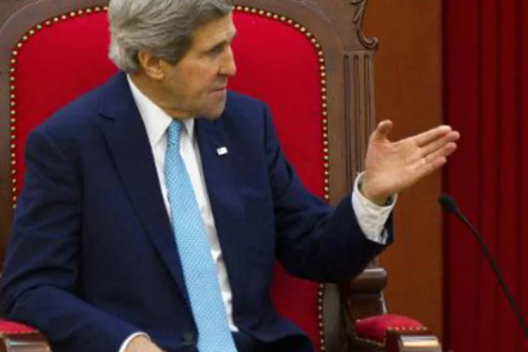 O secretário de Estado americano, John Kerry: "a zona não deveria ser aplicada, e China deve abster-se de tomar medidas unilaterais similares", disse (Luong Thai Linh/AFP)
