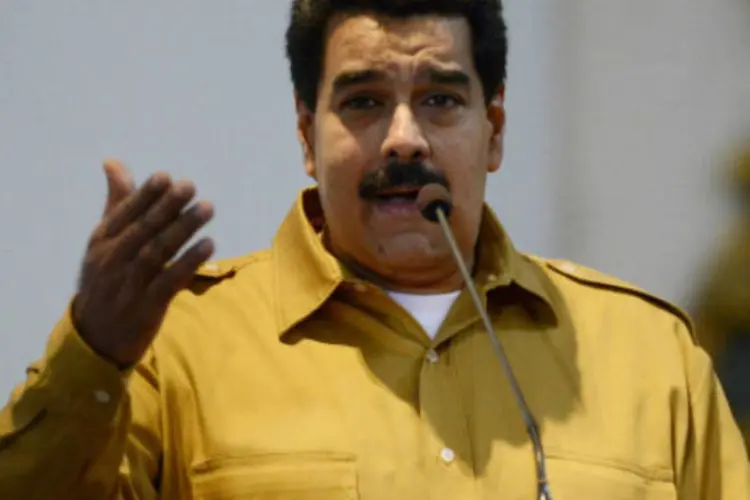 O presidente venezuelano, Nicolás Maduro: Maduro sustentou que transmitiu a Bachelet "todo o carinho e respeito" (AFP/Getty Images)