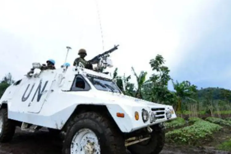 Missão da ONU na República Democrática do Congo: Missão da ONU dispõe no momento de dois aviões pilotados por controle remoto (Junior D. Kannah/AFP)