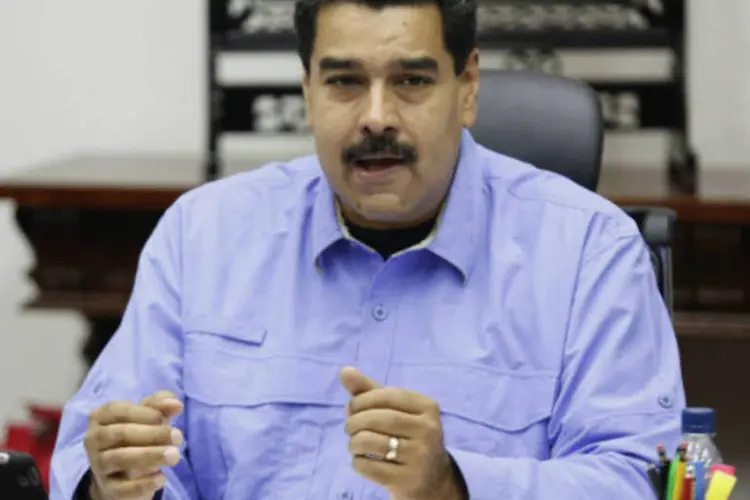 Nicolás Maduro, presidente da Venezuela: "estão em alerta todos os corpos de segurança para proteger o povo", disse (Carlos Garcia Rawlins/Reuters)
