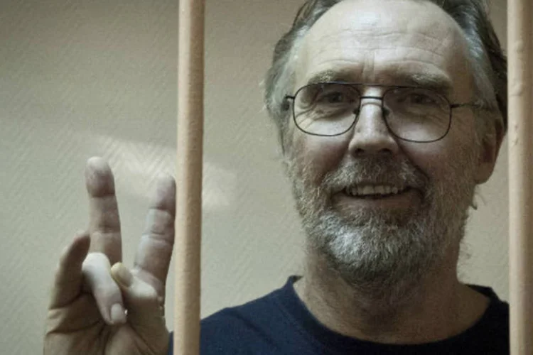 Australiano Colin Russel, ativista do Greenpeace: Tribunal aceitou o recurso do advogado de Russel contra o prolongamento de sua prisão preventiva (Dmitri Sharomov/Greenpeace/Handout via Reuters)