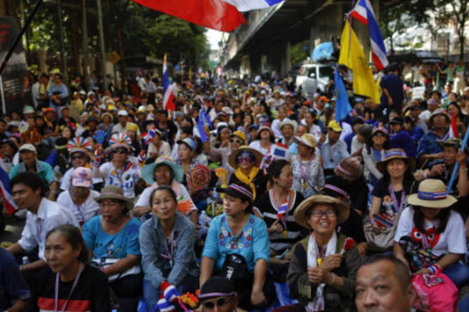 Manifestantes na Tailândia rejeitam diálogo com governo