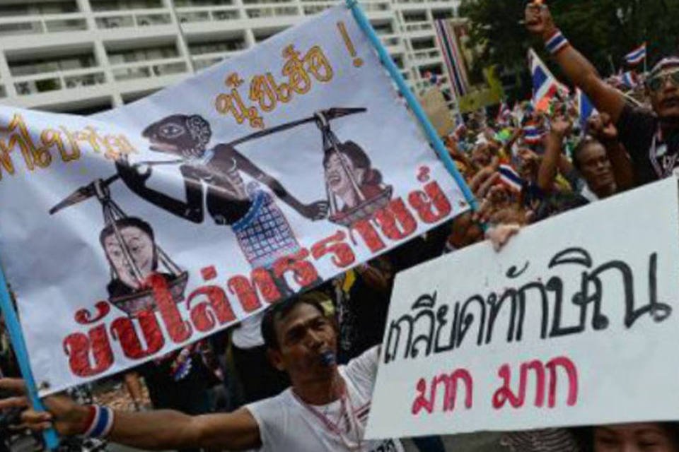 Protestos contra governo da Tailândia paralisam ministérios
