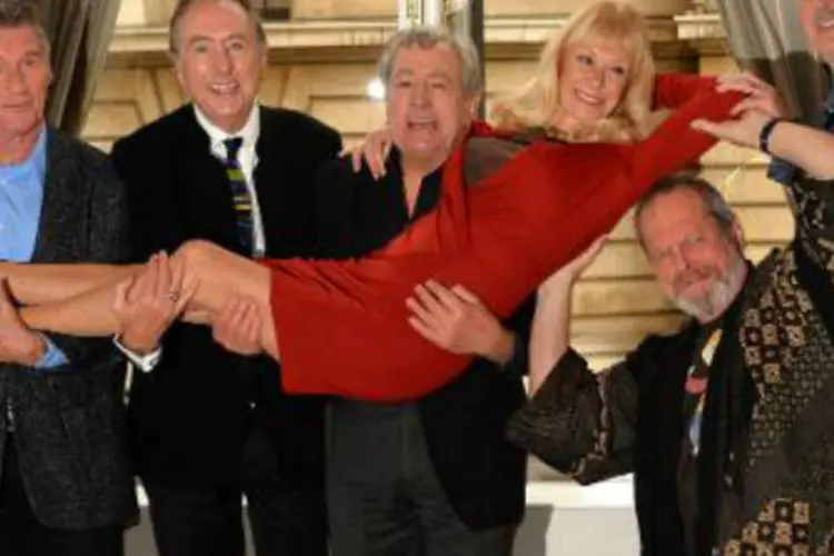 O grupo de comédia Monty Python: entradas para a apresentação na arena O2 de Londres, com capacidade para 20.000 pessoas, acabaram em 43,5 segundos (Leon Neal/AFP)