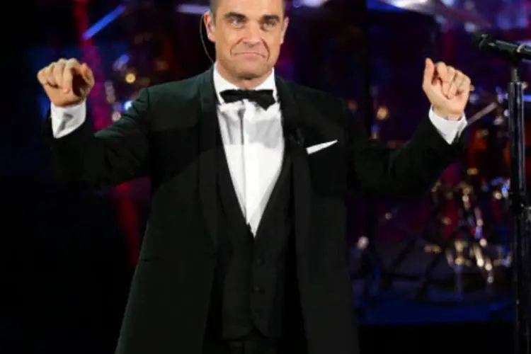 Robbie Williams: cantor disse que era "uma honra para ele" alcançar este recorde (Getty Images)