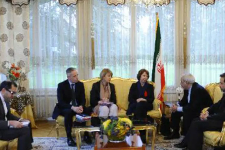 Negociações sobre o programa nuclear do Irã: "nenhum acordo que não inclua o enriquecimento de urânio do início ao fim será aceito", diz Irã (Alain Grosclaude/AFP)