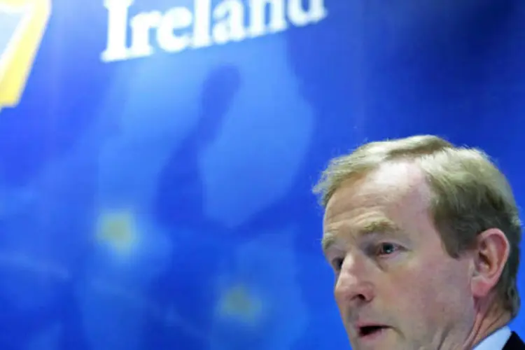 Enda Kenny, primeiro-ministro da Irlanda: esta é a decisão correta após aplicar com sucesso os conteúdos de programa de ajuda, segundo Kenny (Yves Herman/Reuters)