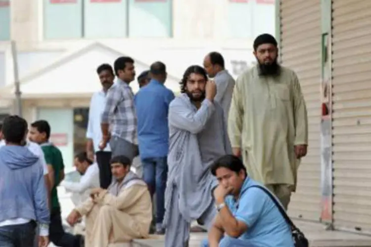 Trabalhadores estrangeiros na Arábia Saudita: milhares de etíopes imigram para países do Oriente Médio, em particular a Arábia Saudita, para buscar trabalho (Fayez Nureldine/AFP)