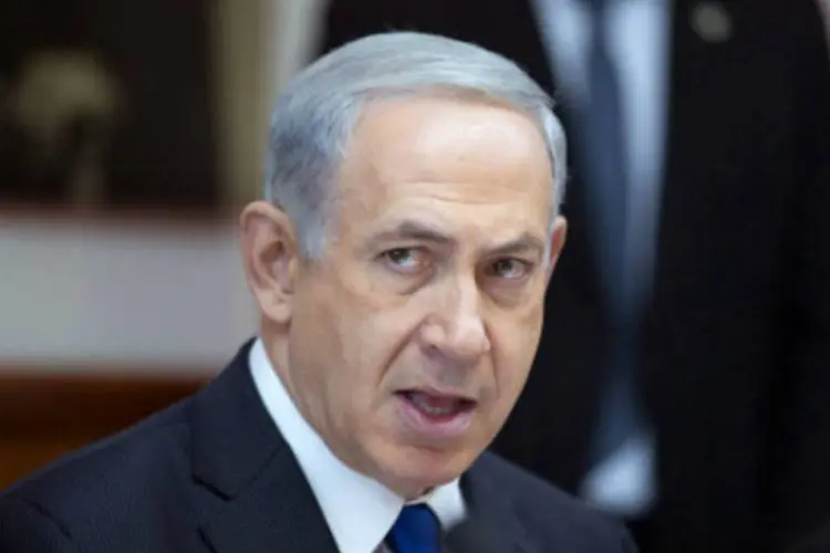 O primeiro-ministro israelense, Benjamin Netanyahu: "te felicito pelo veredicto unânime de inocência e me alegro com seu retorno ao governo", disse (Getty Images)
