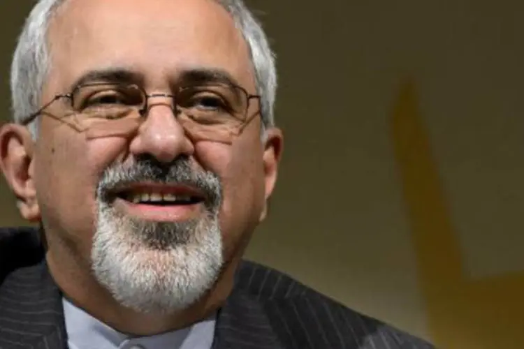O ministro iraniano das Relações Exteriores, Mohamad Javad Zarif: Zarif declarou que seu país abordará as negociações de boa fé e com determinação (Fabrice Coffrini/AFP)