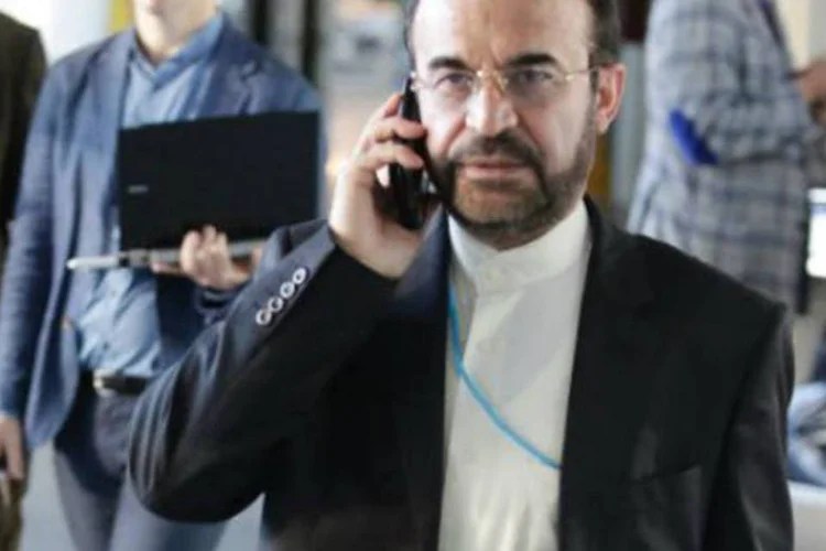 O embaixador iraniano na AIEA, Reza Najafi: países ocidentais pedem ao Irã que facilite à agência a vigilância de suas atividades nucleares (Dieter Nagl/AFP)