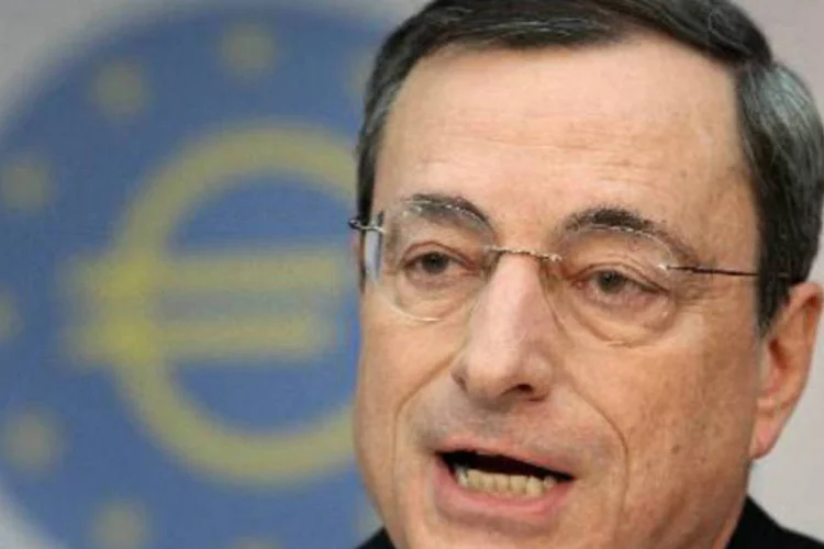 
	Presidente do Banco Central Europeu: Draghi sugeriu tamb&eacute;m que existe a possibilidade de o programa ser estendido para depois desse prazo
 (Daniel Roland/AFP)