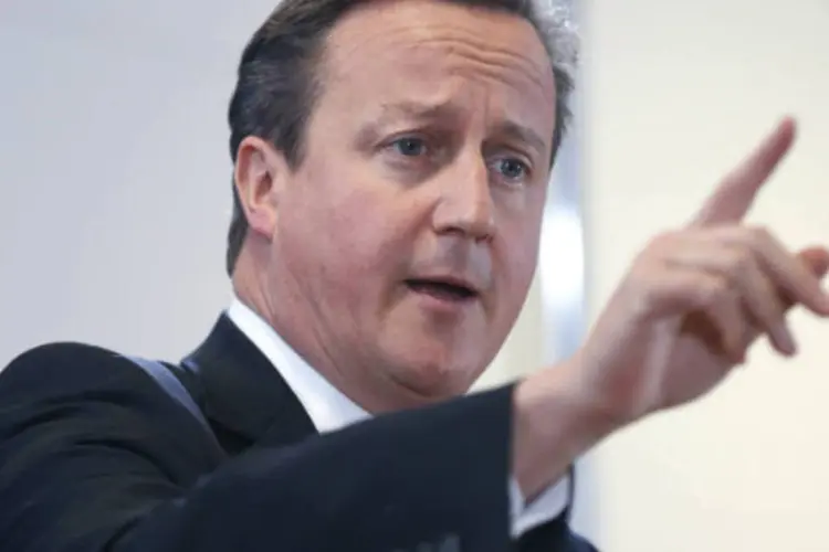 O primeiro-ministro do Reino Unido, David Cameron: revelações feitas por Snowden "não ajudarão a tornar o mundo mais seguro, vão torná-lo mais perigoso", disse (Francois Lenoir/Reuters)