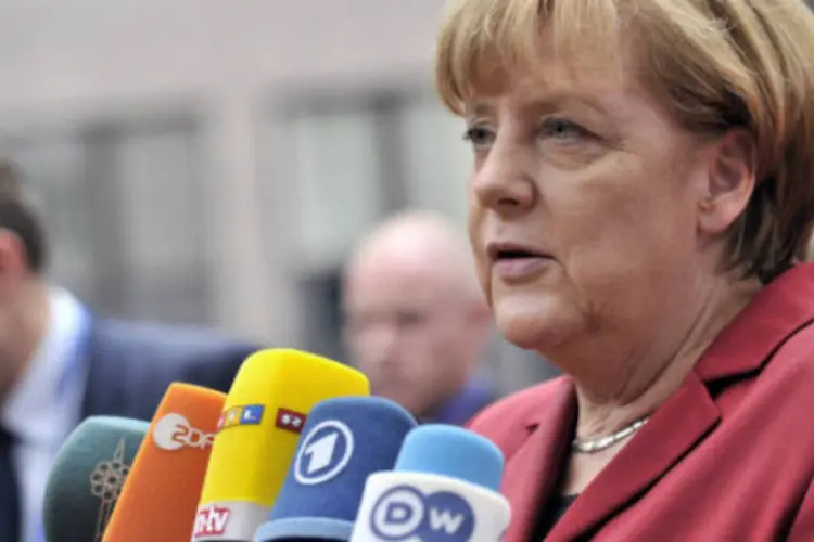 Angela Merkel: "deixei claro ao presidente Obama: espionar os amigos é totalmente inaceitável", declarou (Getty Images)