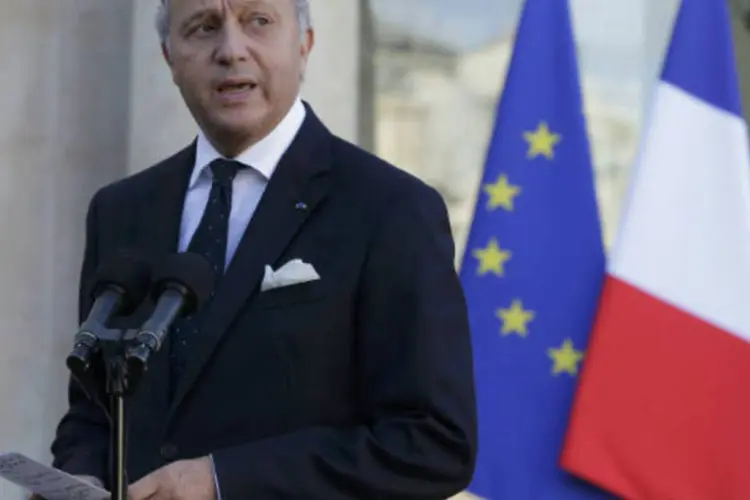 
	Ministro Lauren Fabius: a Fran&ccedil;a foi sede de uma confer&ecirc;ncia internacional de esfor&ccedil;os contra o grupo terrorista
 (Gonzalo Fuentes/Reuters)