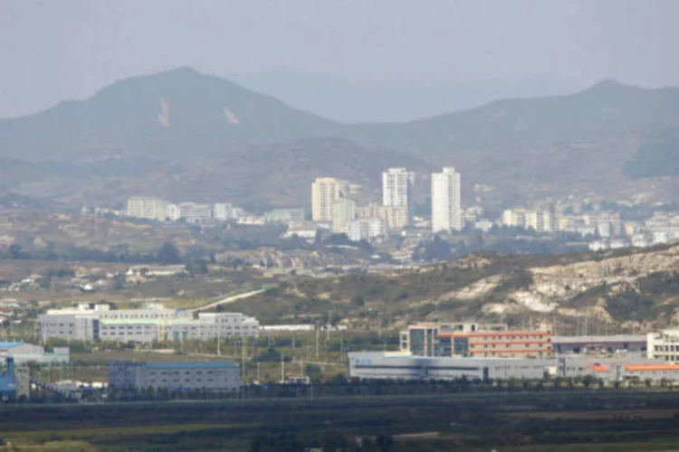 Cidade de Kaesong: grupo de 57 funcionários havia solicitado, na semana passada, autorização a Pyongyang para visitar o Complexo Industrial de Kaesong (Lee Jae-Won/Reuters)