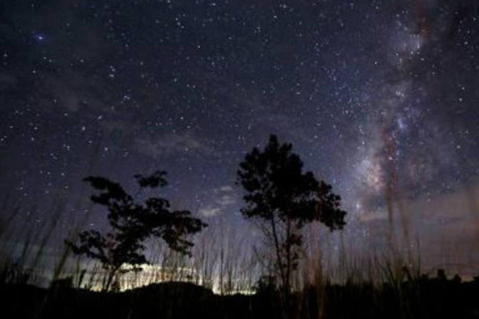 Estrelas: espanhóis descobrem estrela de 13,5 bilhões de anos na Via Láctea (Ye Aung Thu/AFP)