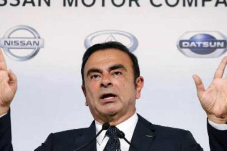 
	Carlos Ghosn CEO da Nissan e Renault: &quot;a expectativa &eacute; de queda nas vendas em 2015 e isso &eacute; uma grande frustra&ccedil;&atilde;o&quot;
 (Jiji Press/AFP)