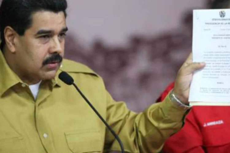 Presidente da Venezuela, Nicolás Maduro: corte de energia elétrica teve origem no mesmo local em que foi registrado um problema similar em setembro (AFP)