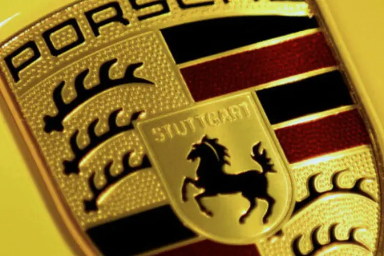 
	Logo da Porsche: Blume era, desde o come&ccedil;o de 2013, diretor de Produ&ccedil;&atilde;o e de Log&iacute;stica em Porsche
 (Getty Images)