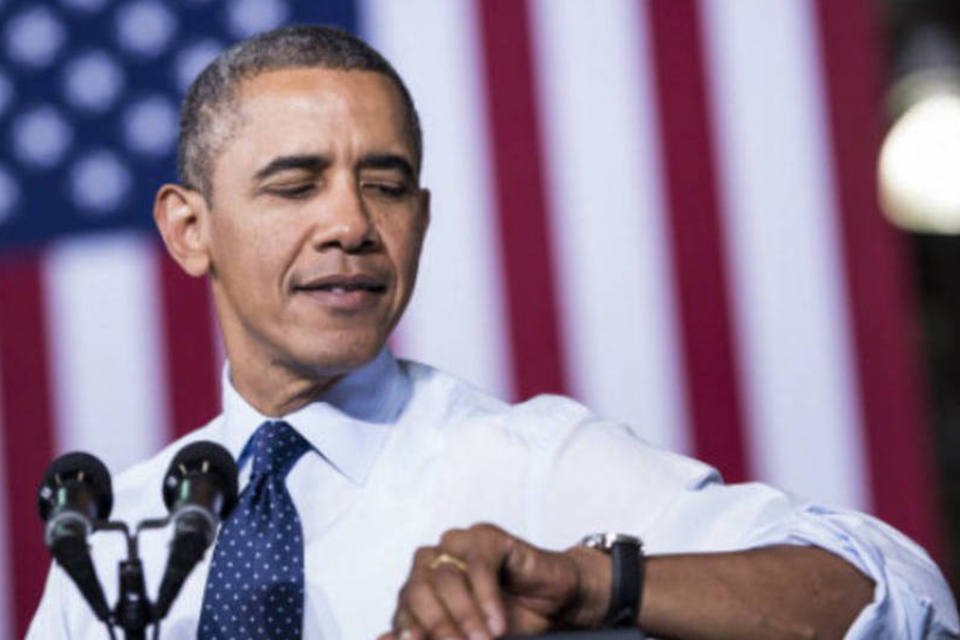 Obama não olha o relógio