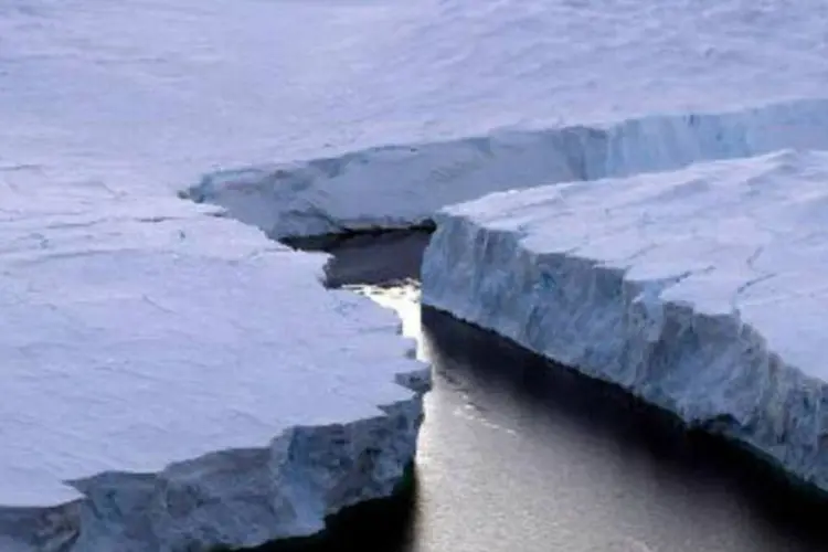 Iceberg: massa de gelo se soltou no início de julho (Torsten Blackwood/AFP)