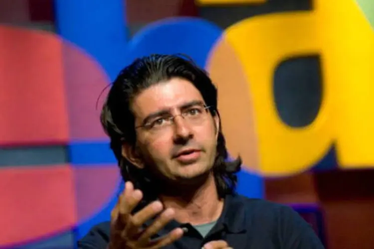 Pierre Omidyar, fundador do portal de leilões eBay: Omidyar foi um dos empresários que esteve cogitando a compra do jornal "The Washington Post", segundo blog (Getty Images)