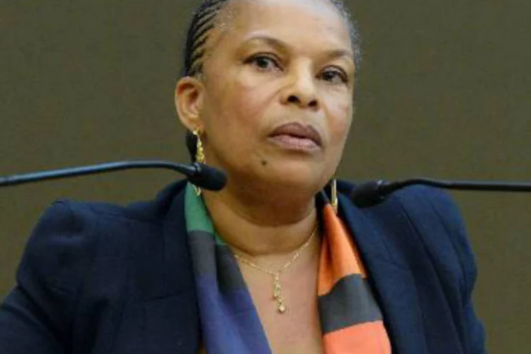
	A ministra francesa da Justi&ccedil;a, Christiane Taubira: pena &eacute; menos dura do que a pedida pela promotoria
 (Pierre Andrieu/AFP)