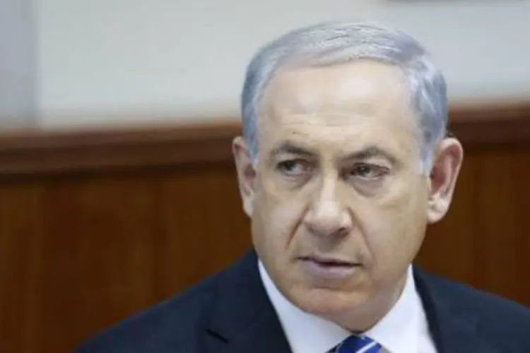 
	Benjamin Netanyahu: oficialmente, Israel se mant&eacute;m fora de coaliz&atilde;o contra o EI
 (Olivier Fitoussi/AFP)