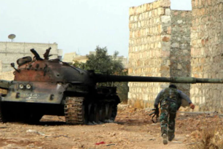 
	For&ccedil;as do regime s&iacute;rio: autoridades da UE refor&ccedil;am san&ccedil;&otilde;es contra o regime de Bashar al-Assad
 (Getty Images)