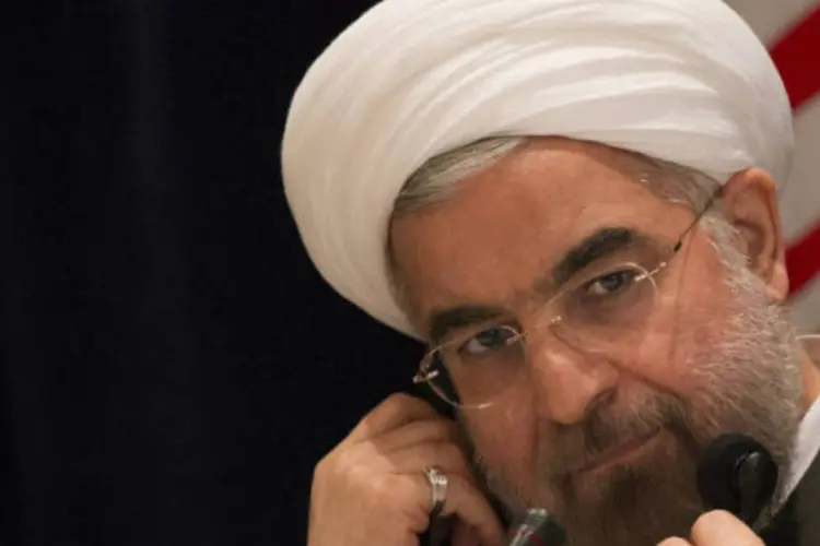 
	Hassan Rohani: &quot;a grande na&ccedil;&atilde;o iraniana n&atilde;o vai hesitar em proteger santu&aacute;rios&quot;
 (Adrees Latif/Reuters)