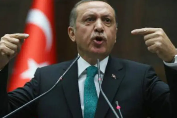 
	Recep Tayyp Erdogan: ele argumentou que essas plataformas estavam sendo utilizadas por seus inimigos pol&iacute;ticos para prejudic&aacute;-lo
 (Adem Altan/AFP)