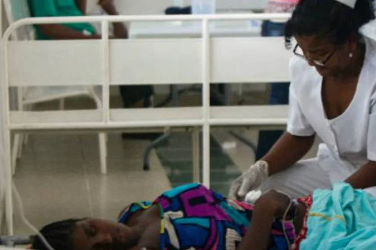 Cólera: a epidemia começou no Haiti em 2010, chegando a mais de 300.000 casos em 2011 (Erika Santelices/AFP)