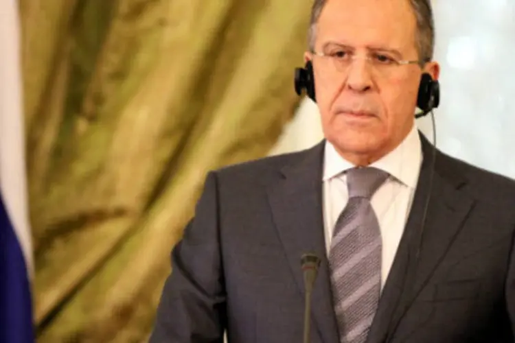 
	Sergei Lavrov: o ministro russo das Rela&ccedil;&otilde;es Exteriores disse que Moscou apresentou uma proposta de resolu&ccedil;&atilde;o no Conselho de Seguran&ccedil;a da ONU
 (Getty Images)