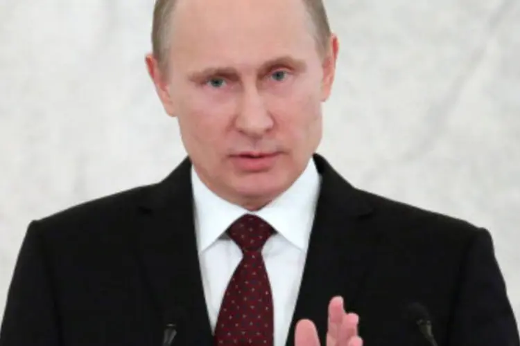 
	Vladimir Putin: o presidente russo&nbsp;reiterou v&aacute;rias vezes que em seu pa&iacute;s n&atilde;o se persegue ningu&eacute;m por ser homossexual
 (Getty Images)