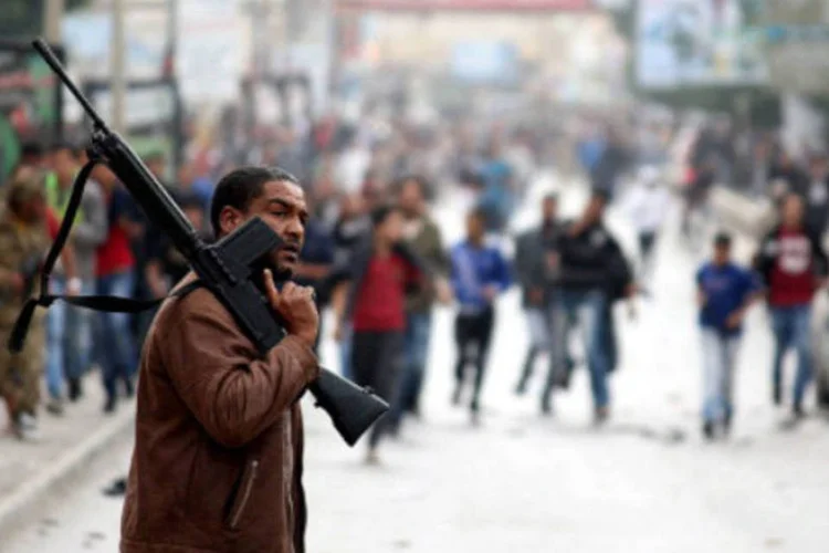 
	Confrontos na L&iacute;bia:&nbsp;atentados e assassinatos se multiplicaram na L&iacute;bia
 (Getty Images)