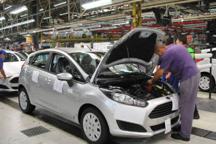 
	F&aacute;brica da Ford: dos cerca de 4.300 funcion&aacute;rios da montadora em S&atilde;o Bernardo, 160 est&atilde;o em lay-off
 (Julia Carvalho/EXAME.com)