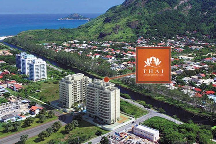 Os lotes onde são erguidas as duas torres fazem parte de uma vasta área de 20 000 metros quadrados que é alvo de uma enroladíssima disputa judicial (Divulgação/ Thai Condominium Club)