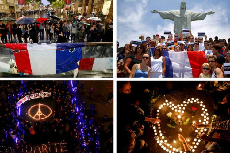 Homenagens às vítimas do 13 de novembro (Reuters)
