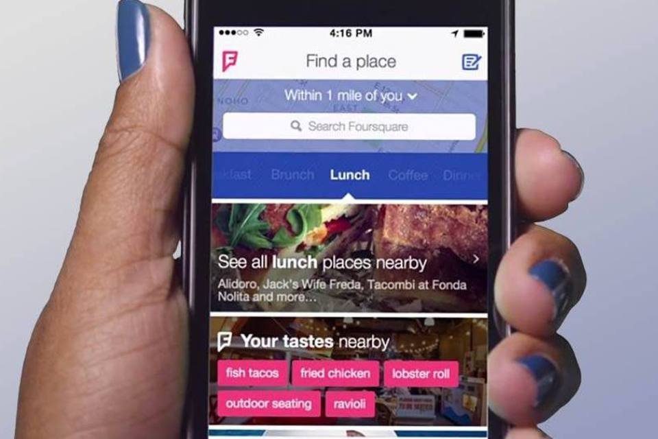 Sem check-in, Foursquare vira superguia de restaurantes