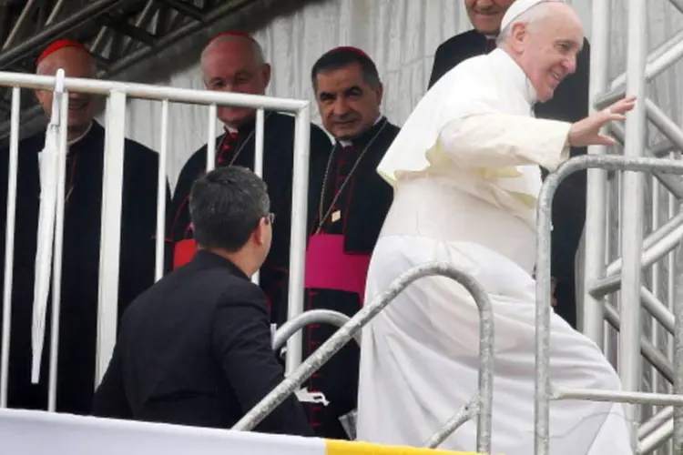 Papa Francisco no Rio de Janeiro: Francisco pediu que os jovens não se esqueçam dos mais velhos. (GettyImages)