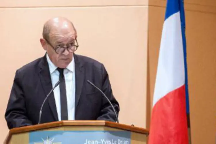 Ministro francês da Defesa Jean Yves Le Drian: vários grupos jihadistas permanecem ativos no norte do Mali (Guillaume Souvant/AFP)