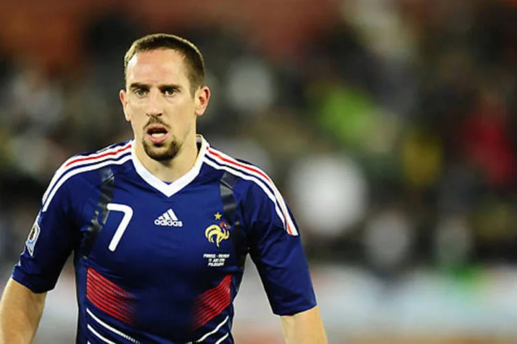 
	Frank Rib&eacute;ry, da sele&ccedil;&atilde;o da Fran&ccedil;a: franceses t&ecirc;m um grupo quase perfeito. Pegaram um dos cabe&ccedil;as de chave menos complicados, a Su&iacute;&ccedil;a
 (ALEXANDRE BATTIBUGLI)